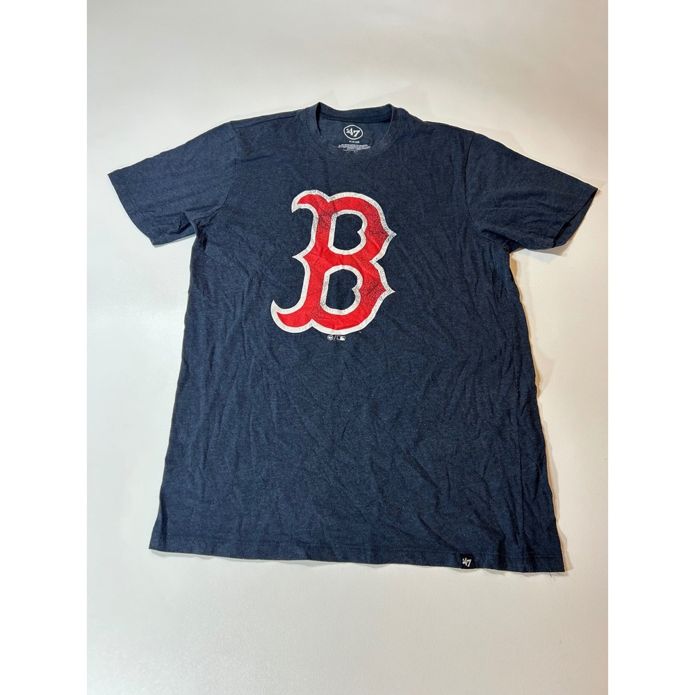 '47 Boston Red Sox T-Shirt Men's Small Navy Blue MLB Baseball Graphic Tee